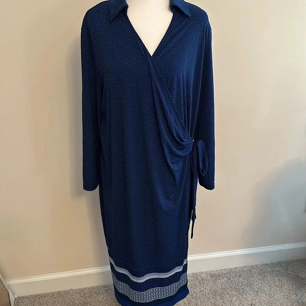 The Limited Faux Wrap Dress size 1X - Picture 3 of 3